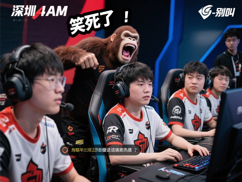 深圳4AM赛中语音趣闻：爆笑连连；猩猩叫声模仿；喊声不断
