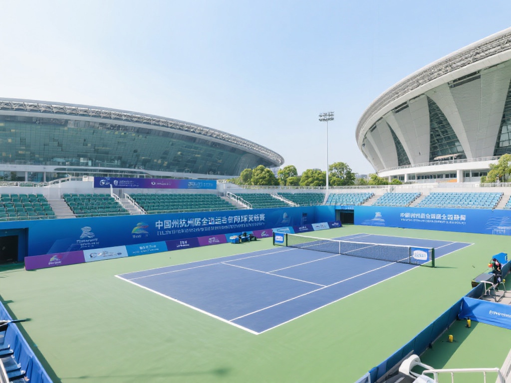 “杭州迎来第十五届全运会网球资格赛热潮” 杭州作为中国东南地区的经济文化中心,拥有